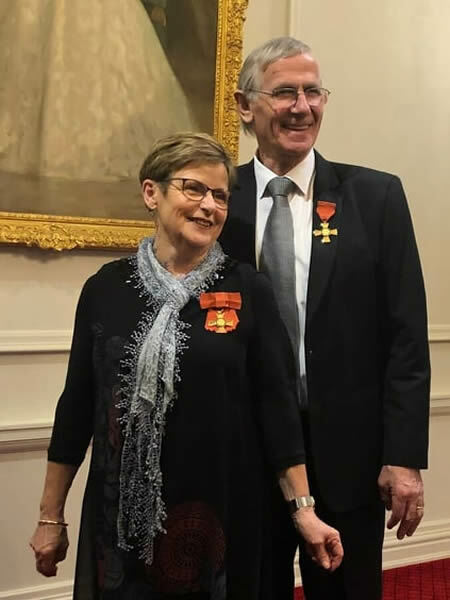 Graeme Gale, ONZM, OSt J; and Rosslyn Gale, ONZM